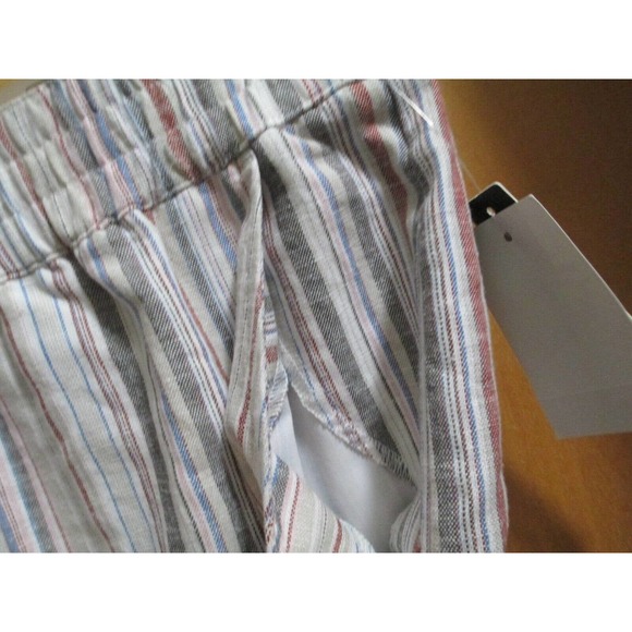 NWT Napa Valley Womens 1X Linen Blend Skort Striped ($52) - Picture 8 of 10